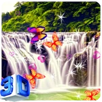 3d waterfall live wallpaper android application logo